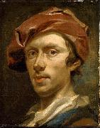 Olof Arenius Self portrait painting